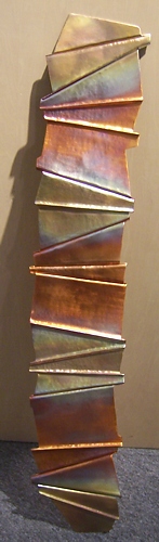 Wall Ribbon, 34 x 6, copper