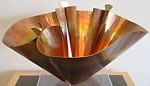 286B-"Clip Bowl" Copper Oxide/Brass